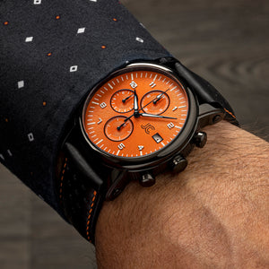 J.Ciro S3 Orange Chronograph Watch