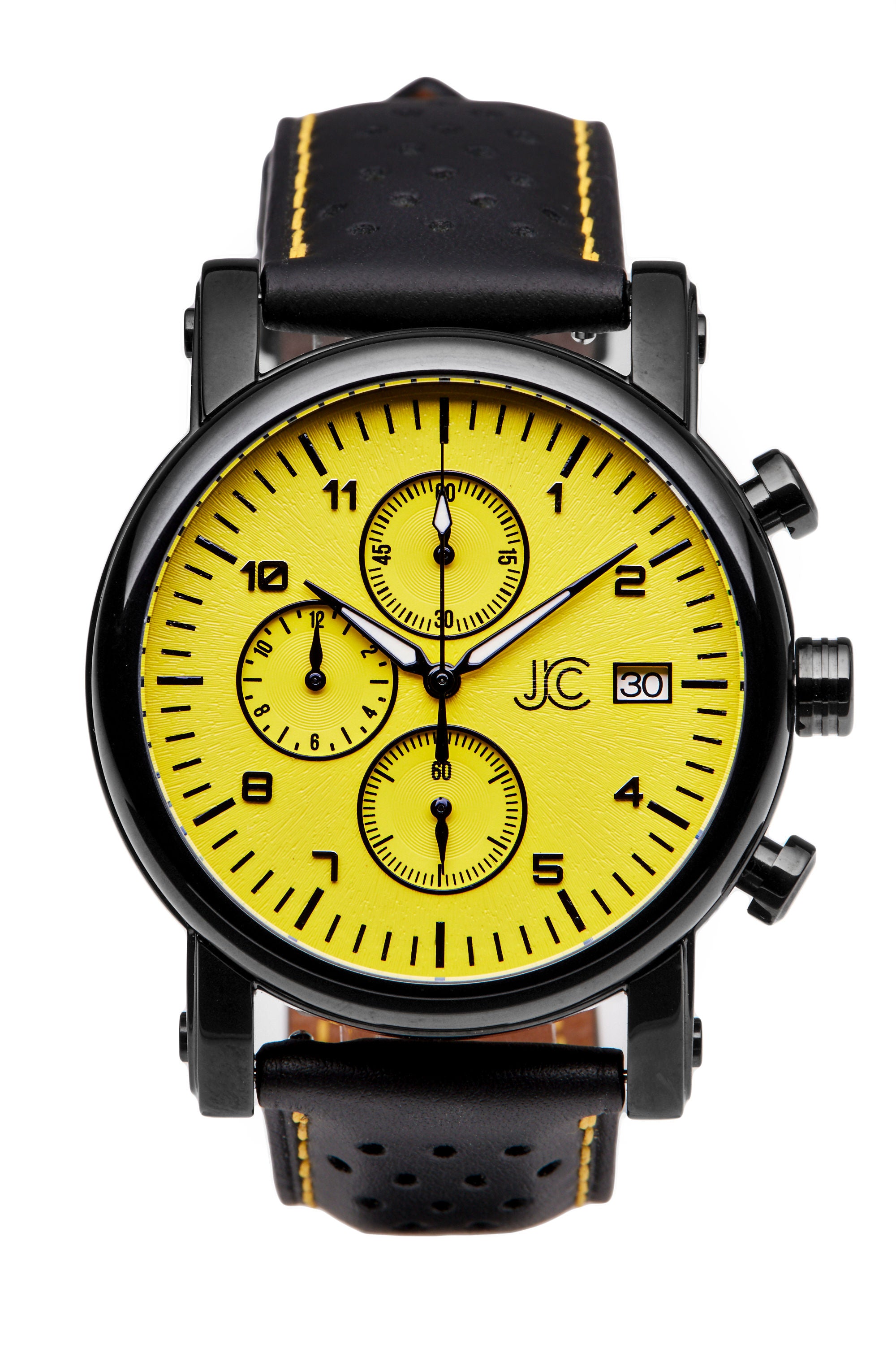 J.Ciro S3 Yellow Dial Chronograph Watch