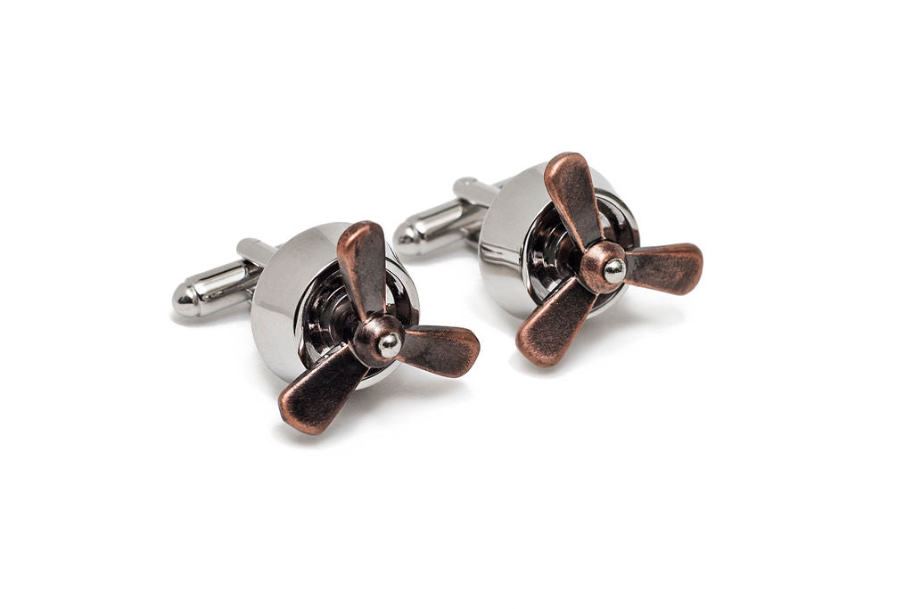 Pilot's Propeller Cuff Links