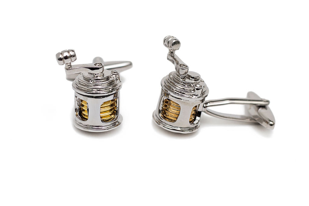 Fishing Reel Cuff Links