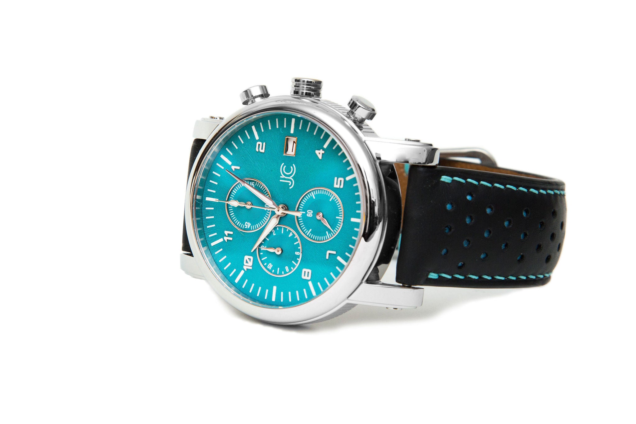 J.Ciro S3 Teal Dial Chronograph Watch