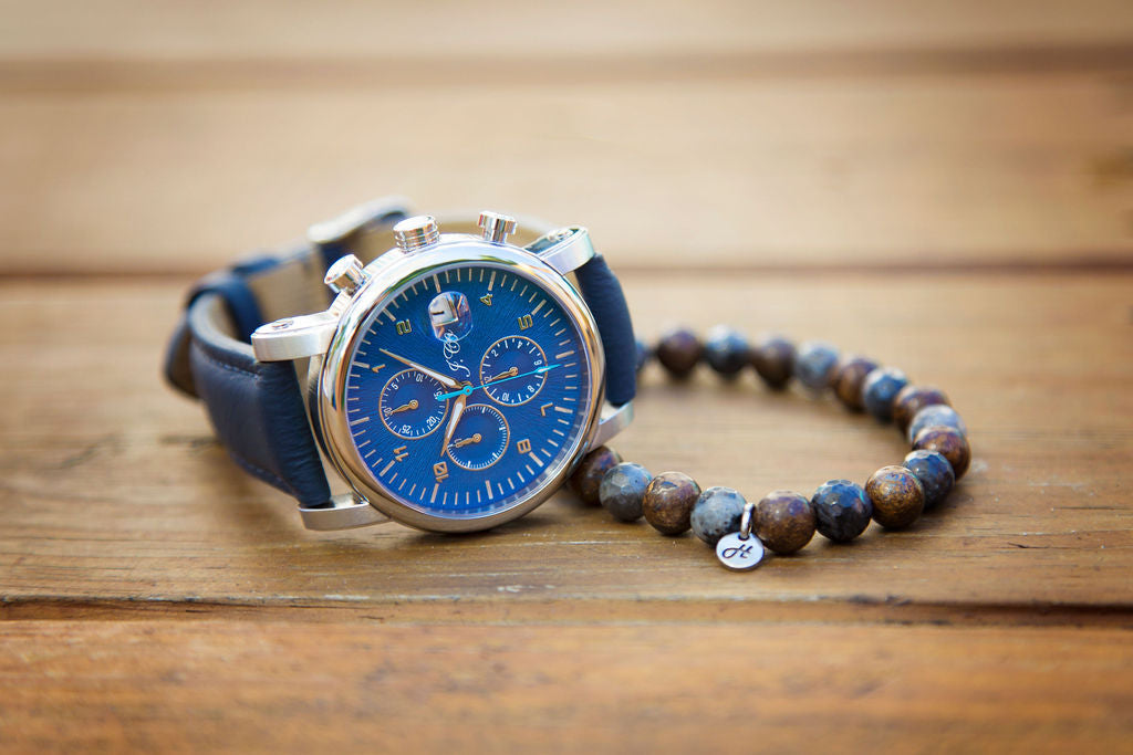 Blue Legacy Genuine Leather Strap