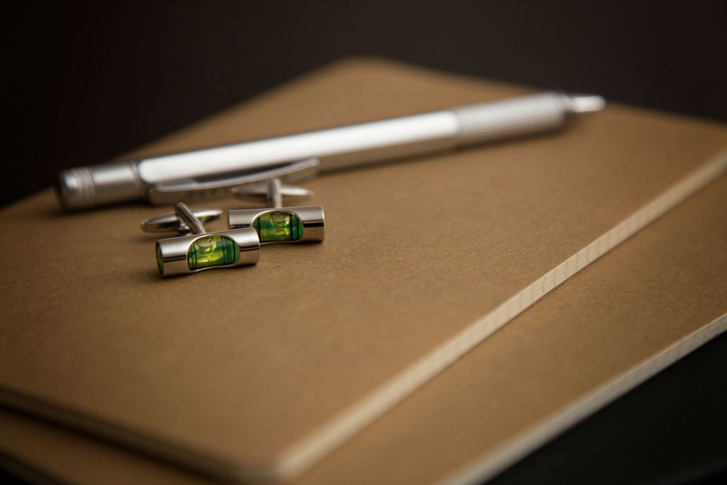 Level Tool Cuff Links