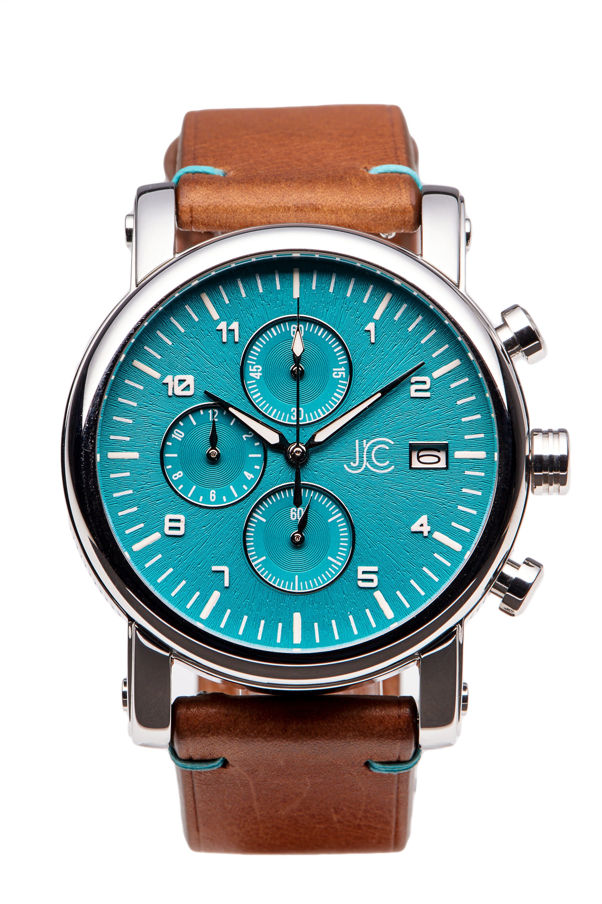 J.Ciro S3 Teal Dial Chronograph Watch