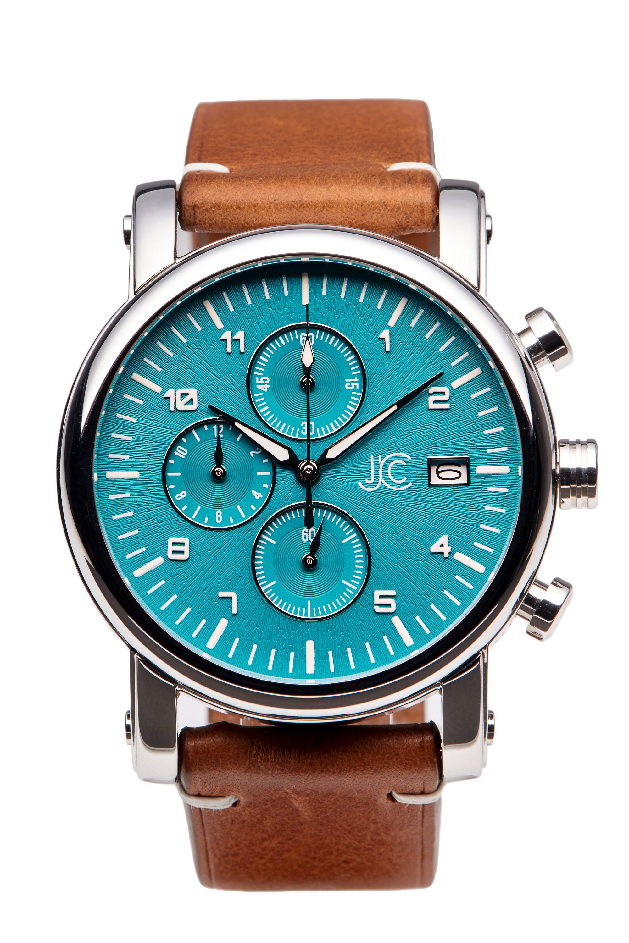 J.Ciro S3 Teal Dial Chronograph Watch