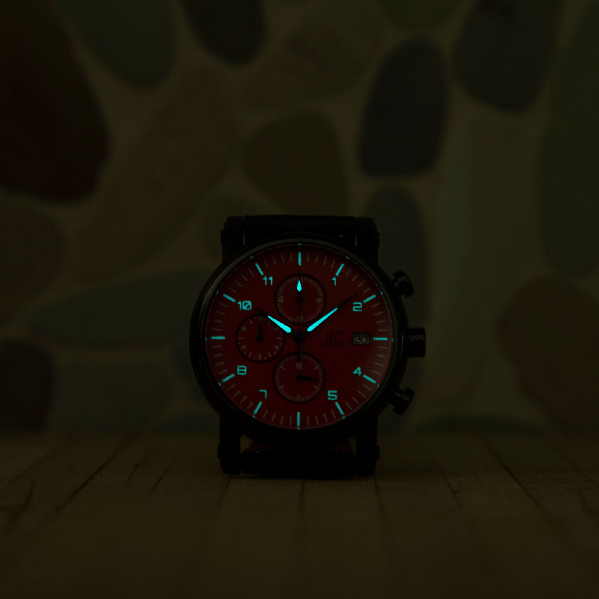 J.Ciro S3 Red Dial Chronograph Watch