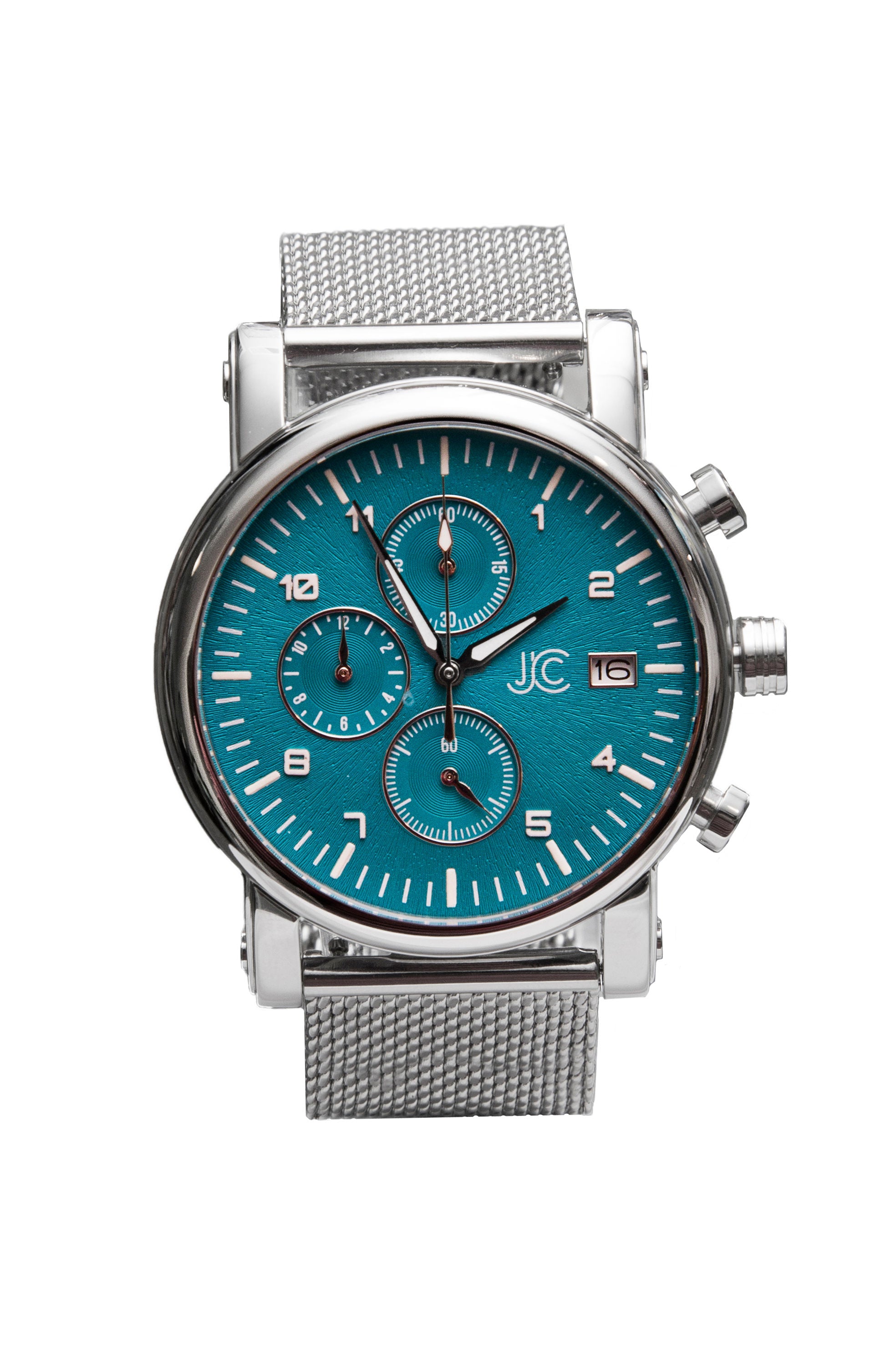 J.Ciro S3 Teal Dial Chronograph Watch