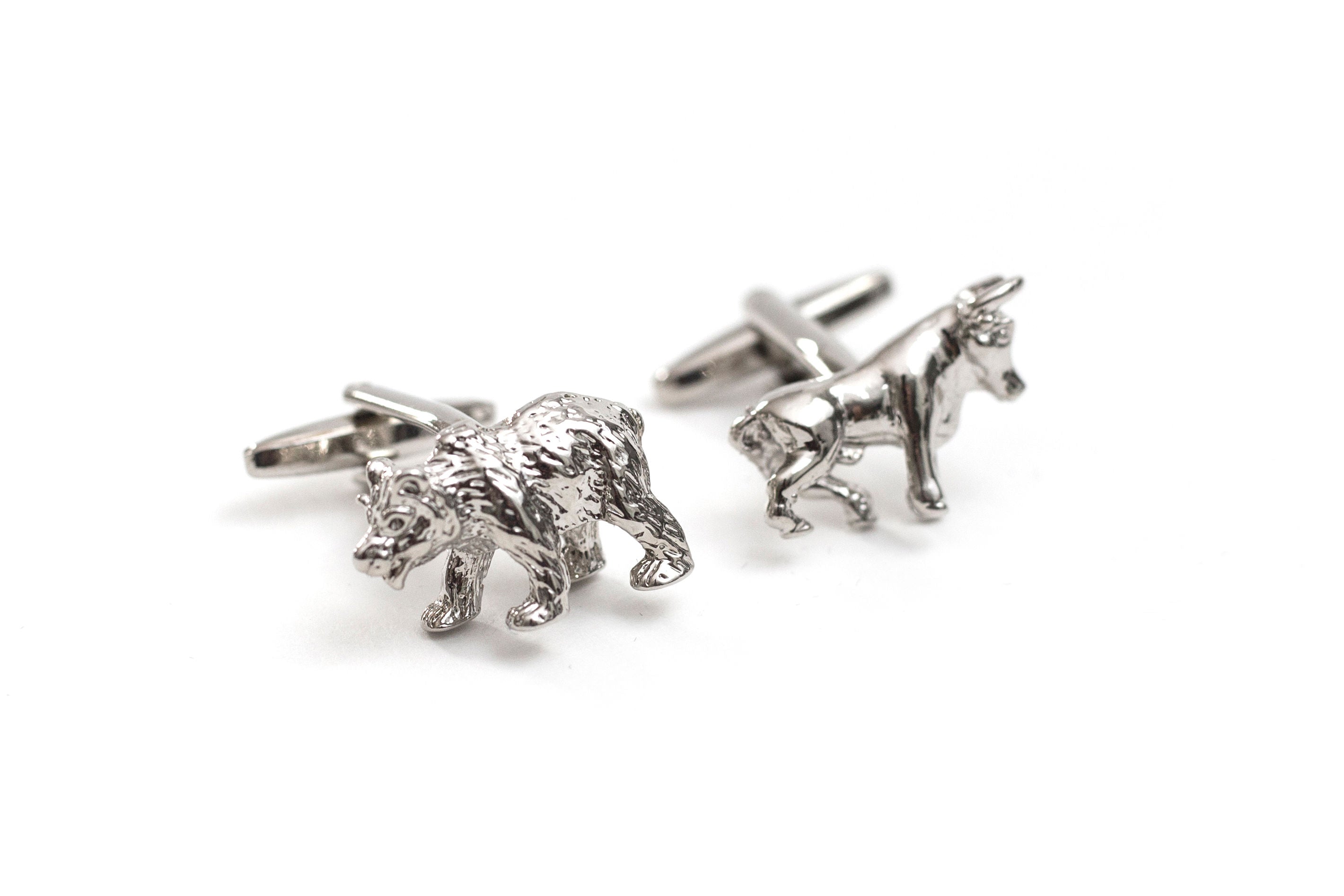 Bull & Bear Cuff Links