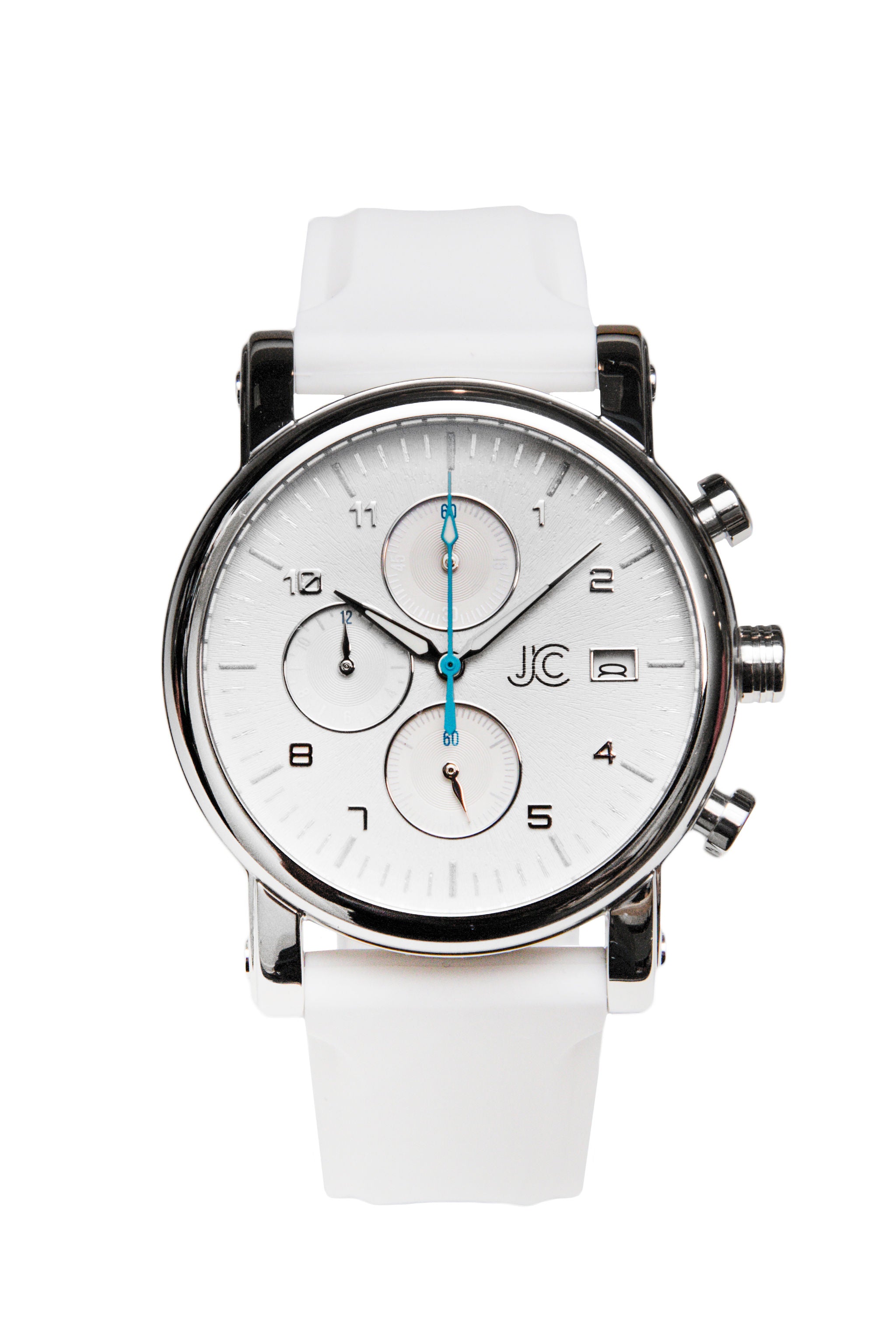 J.Ciro S3 White Dial Chronograph Watch